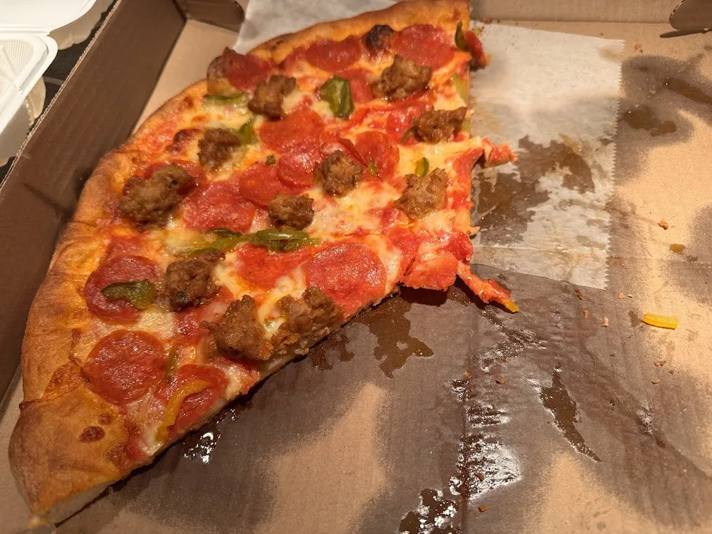 Pepperoni Sausage and Peppers Pizza
